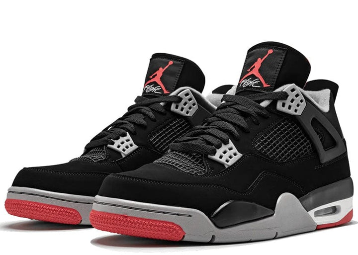 Air Jordan 4 Bred sleek,Black,Red/Grey