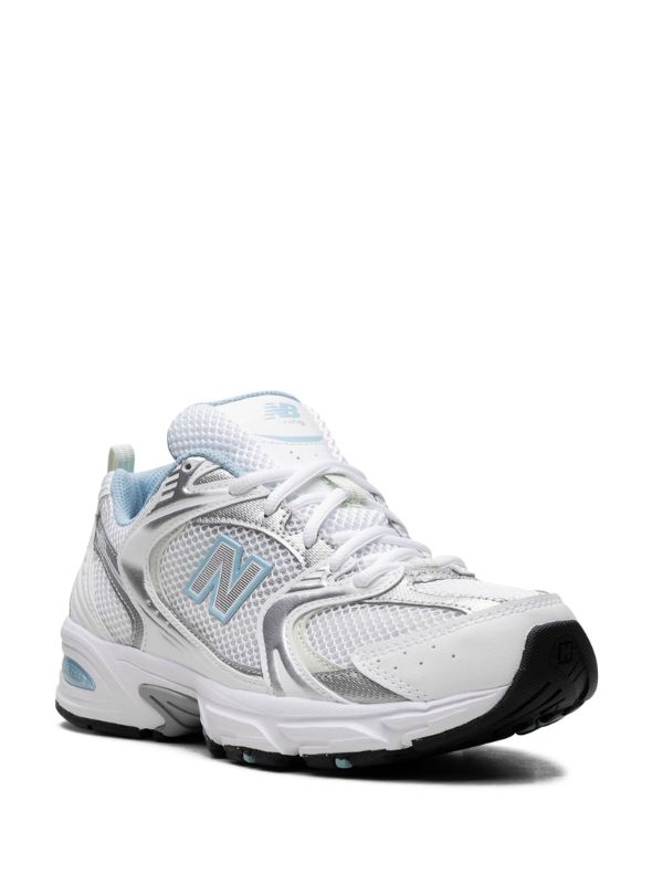 New Balance 530 White/Light Gray/Light Blue