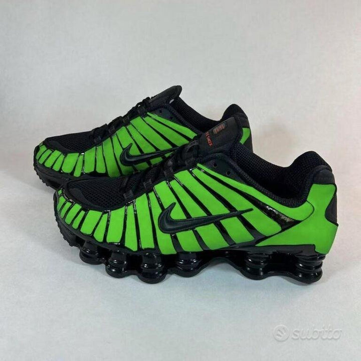 Nike Shox Black & Neon