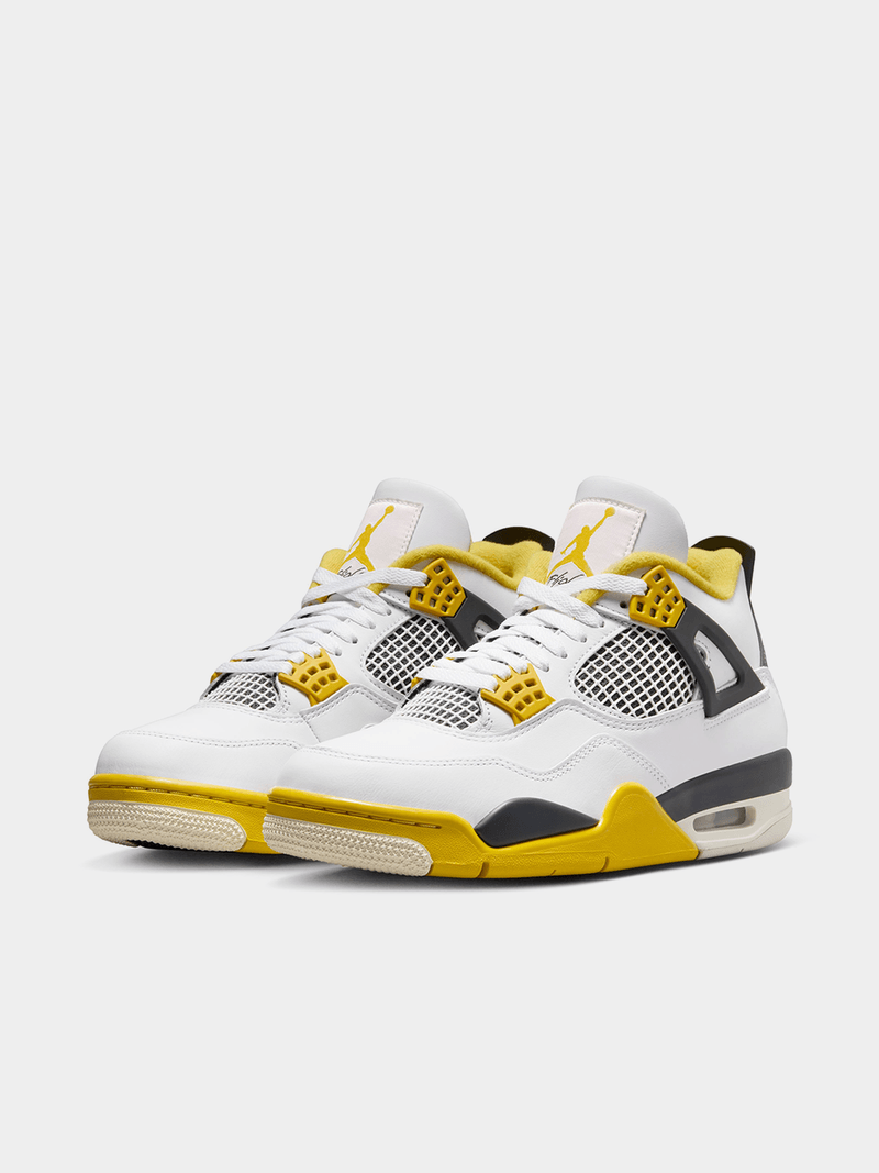 Air Jordan 4 Yellow,Black,White,Gold