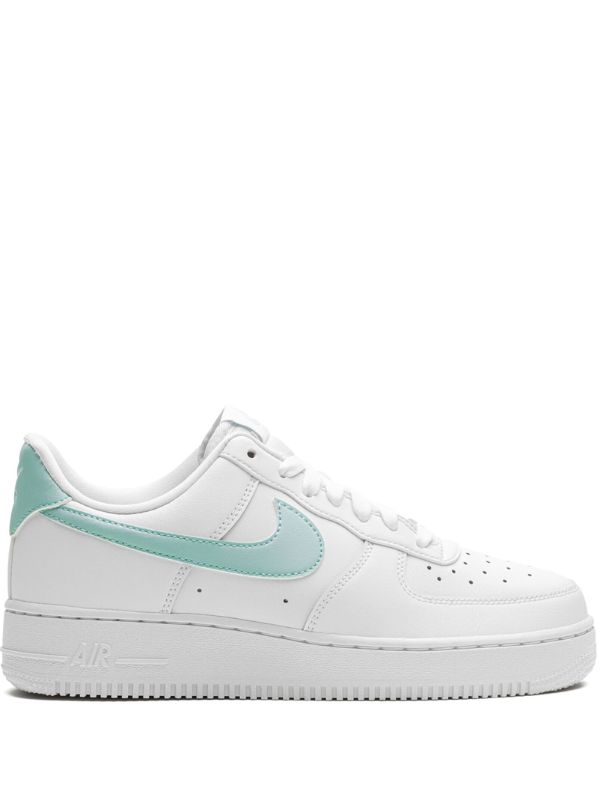 Nike Air Force 1 Mint Green Swoosh Logo