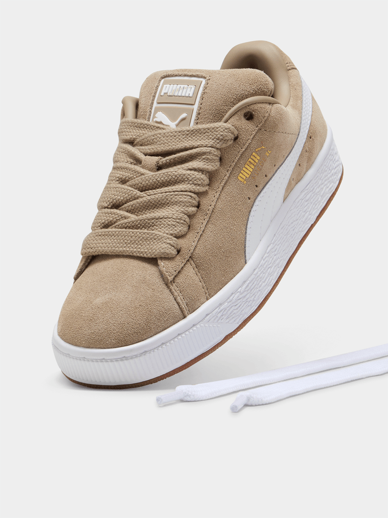 Puma Suede Sneaker - Tan/White