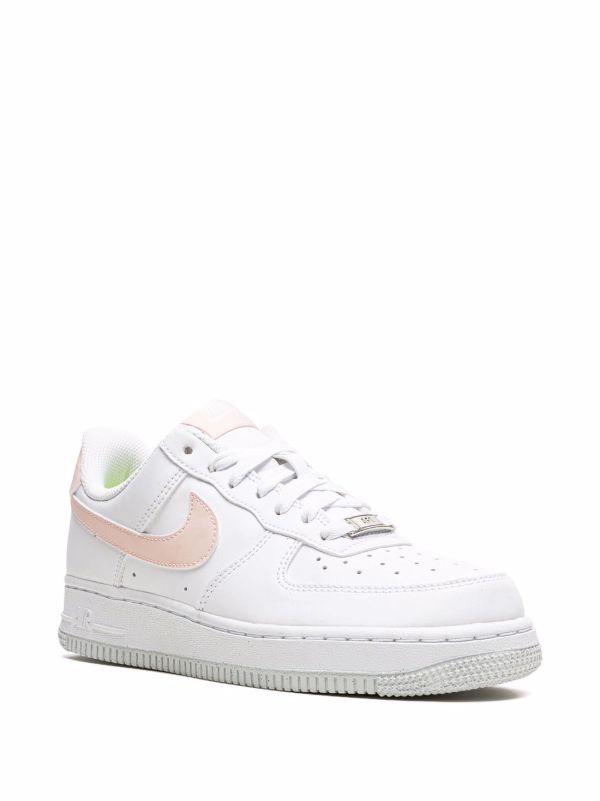 Nike Air Force 1 Peach-colored Swoosh Logo