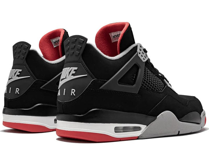 Air Jordan 4 Bred sleek,Black,Red/Grey