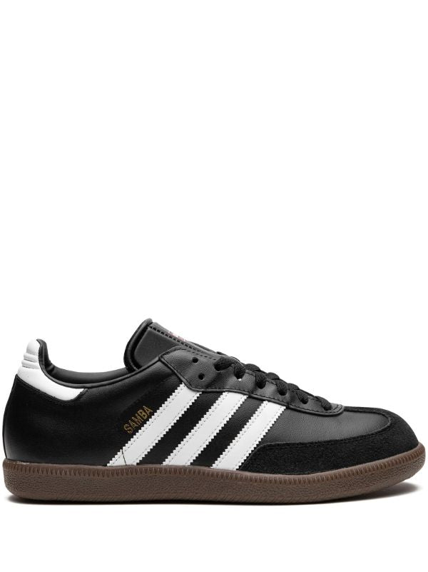 Adidas Samba Black, White, Gold, Brown
