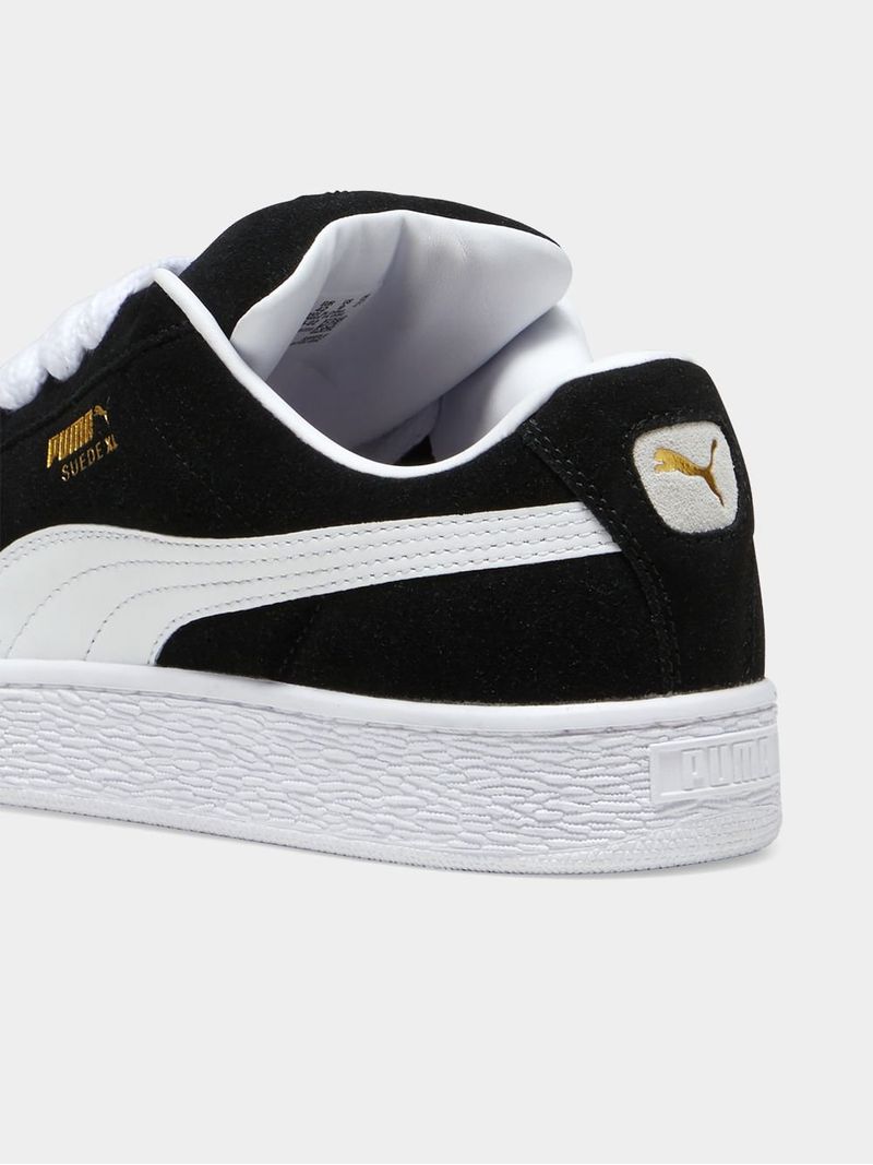 Puma Suede Black/White/Gold