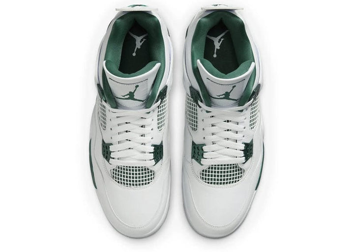 Air Jordan 4 White,Black/Mint Green