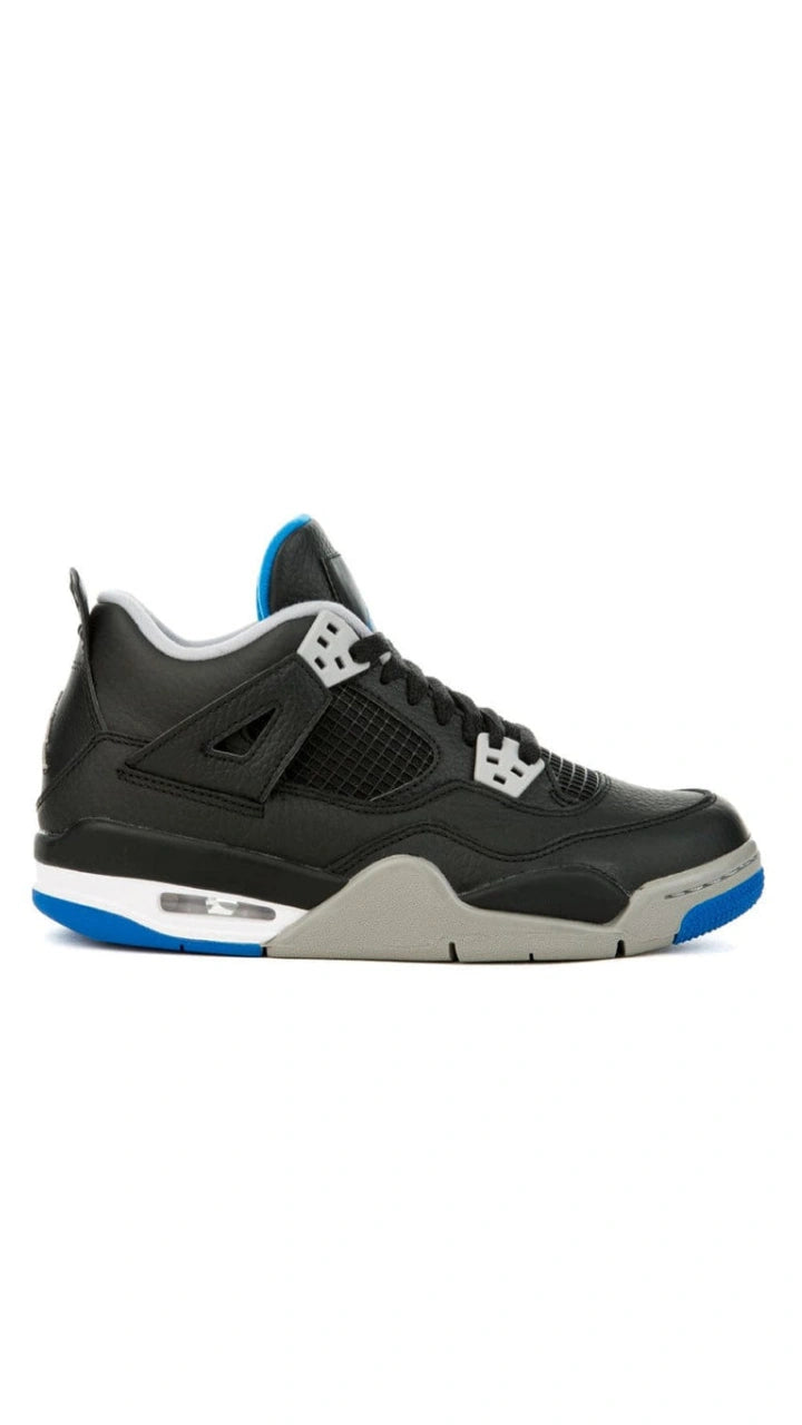 Air Jordan 4 Black,Blue/Grey
