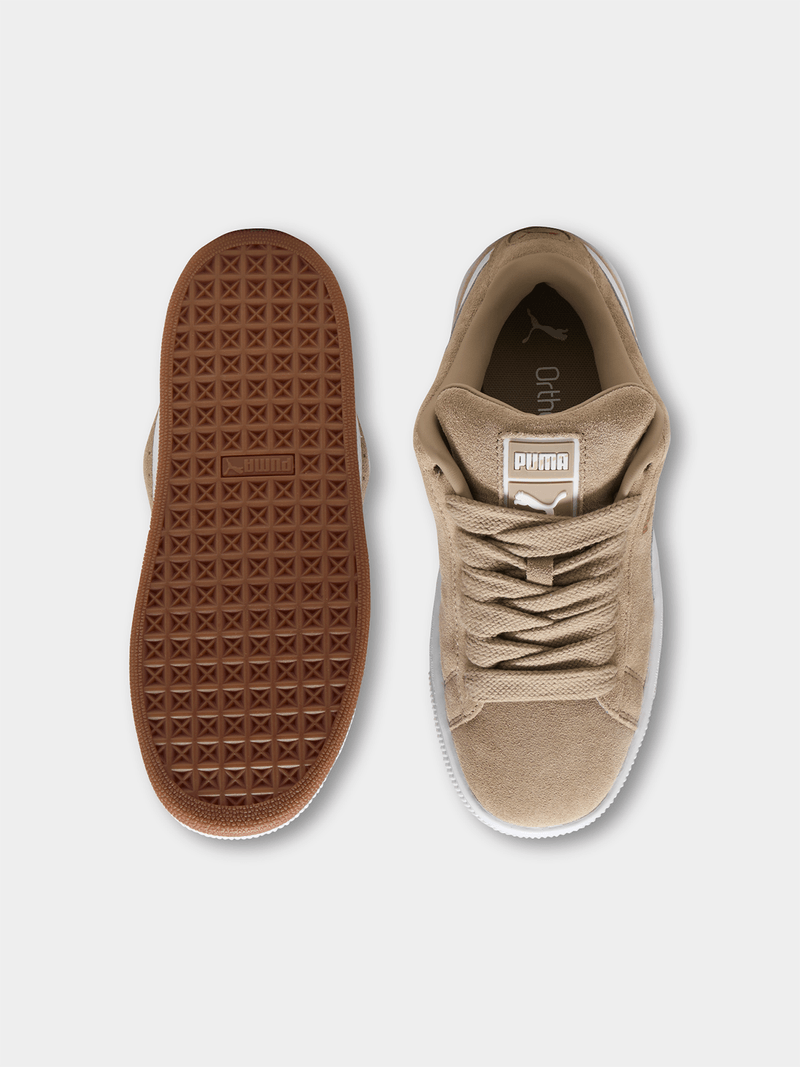 Puma Suede Sneaker - Tan/White