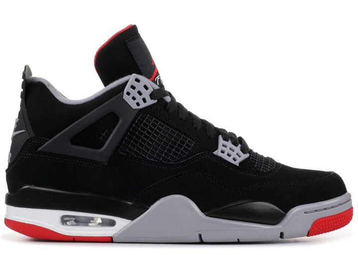 Air Jordan 4 Bred sleek,Black,Red/Grey