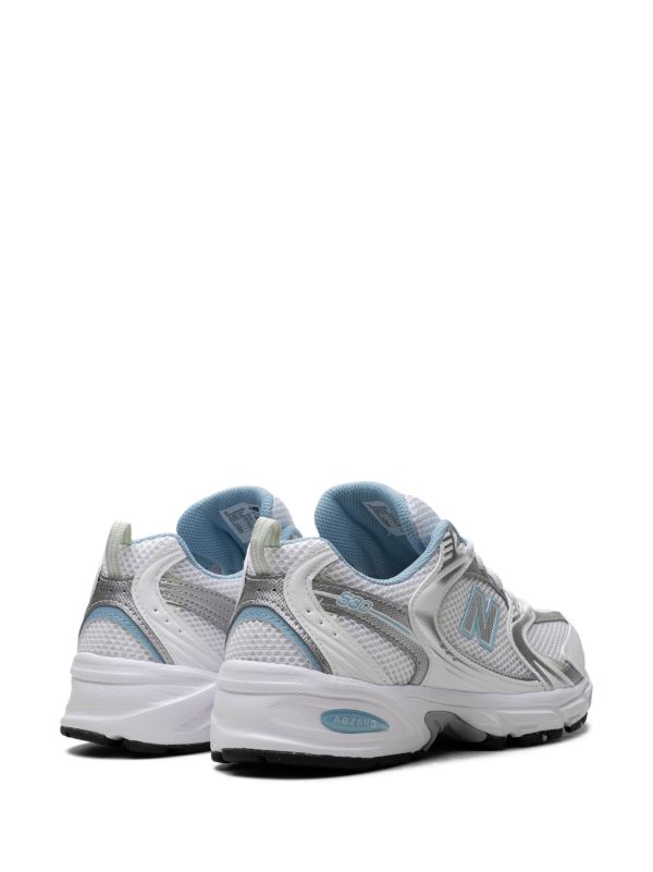 New Balance 530 White/Light Gray/Light Blue