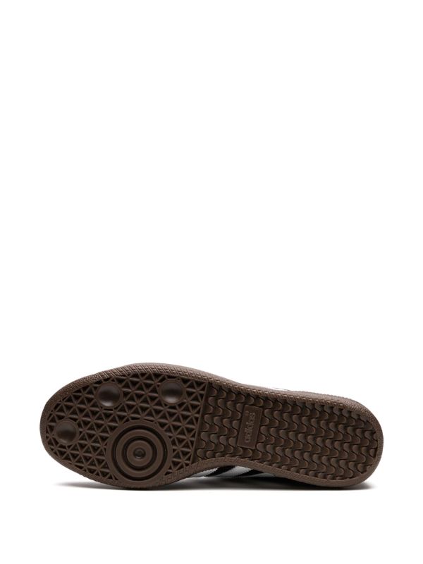 Adidas Samba Black, White, Gold, Brown