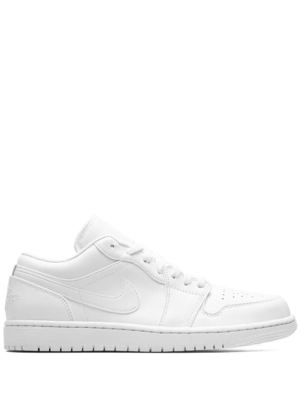 White Nike Air Jordan 1 Low