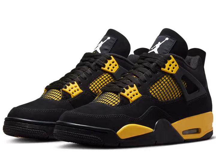 Air Jordan 4 Thunder Black/Yellow