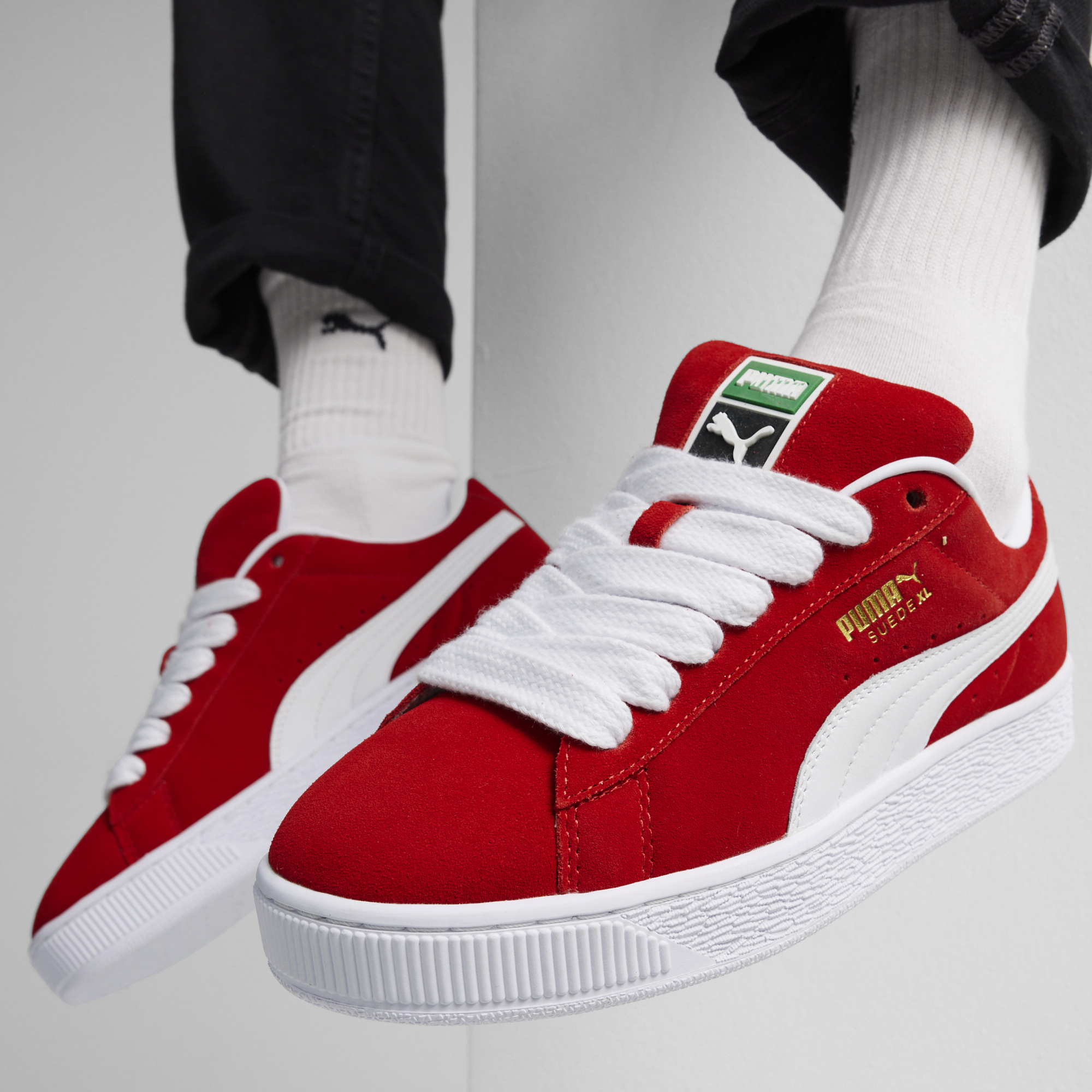Puma Suede Red/White