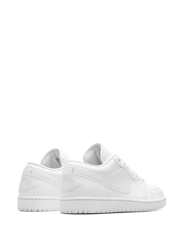 White Nike Air Jordan 1 Low