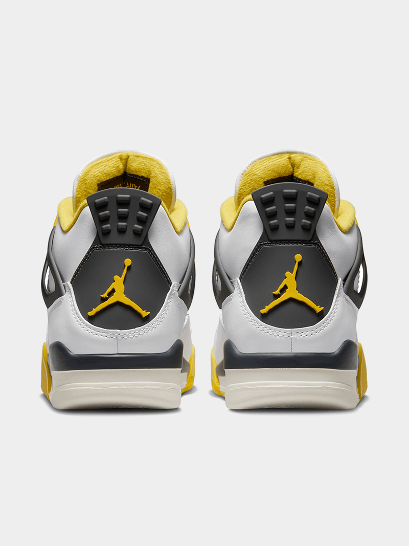 Air Jordan 4 Yellow,Black,White,Gold