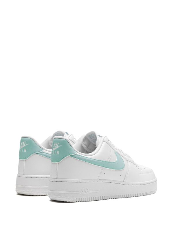 Nike Air Force 1 Mint Green Swoosh Logo