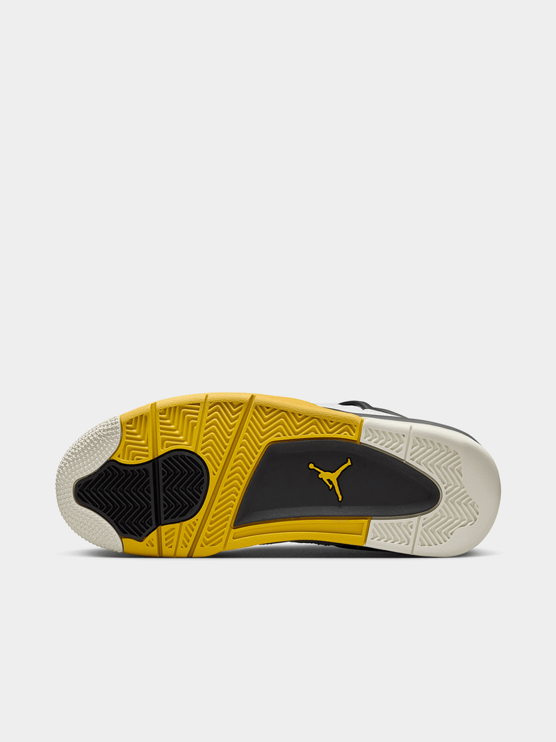 Air Jordan 4 Yellow,Black,White,Gold