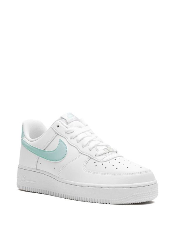 Nike Air Force 1 Mint Green Swoosh Logo