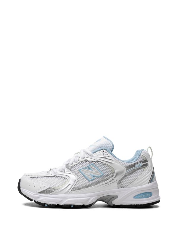 New Balance 530 White/Light Gray/Light Blue