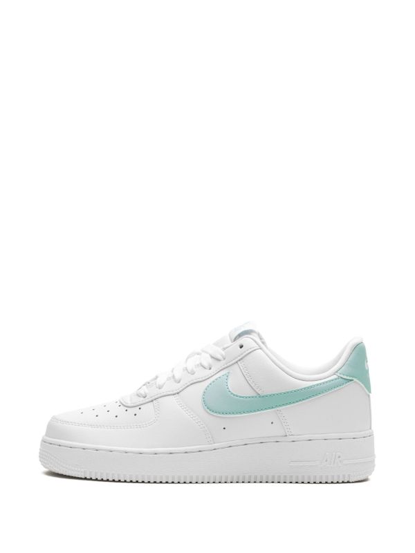 Nike Air Force 1 Mint Green Swoosh Logo