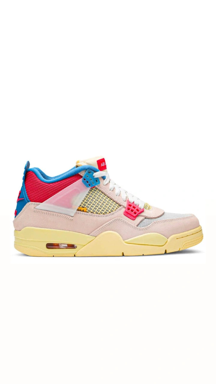 Air Jordan 4 Pink,Blue,Red/Yellow