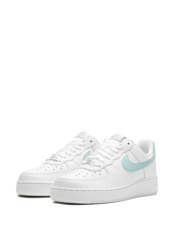 Nike Air Force 1 Mint Green Swoosh Logo