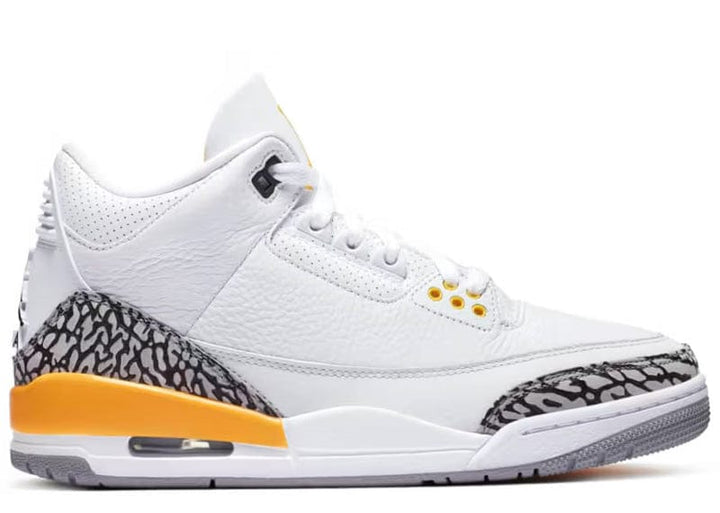 Air Jordan 4 Retro  White/Black/Grey/Yellow