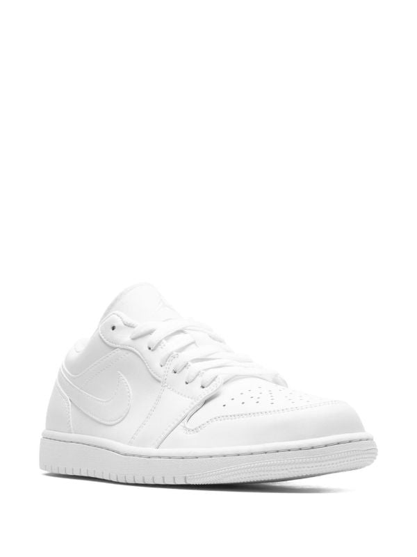 White Nike Air Jordan 1 Low