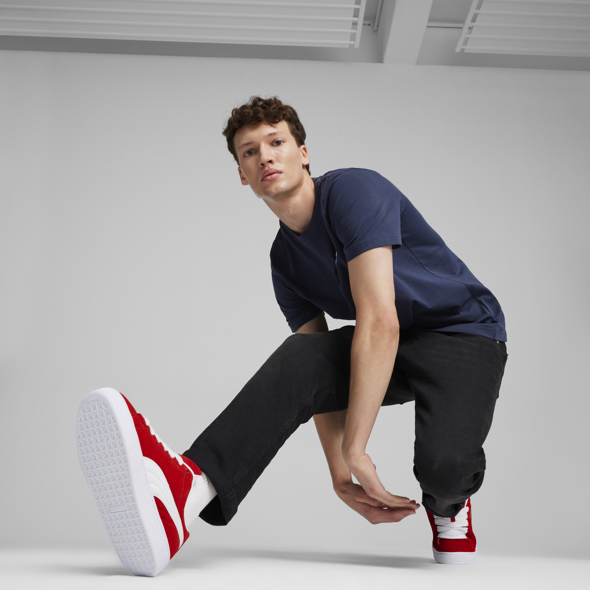 Puma Suede Red/White